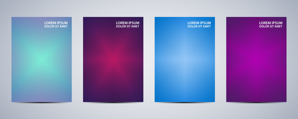 Minimal abstract covers design. Poster with graphics background. Vector illustration