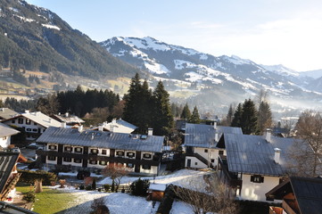 Fototapeta premium Winter town. Tyrol, Austria