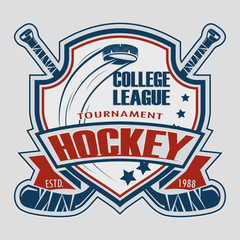 Hockey helmet sticks