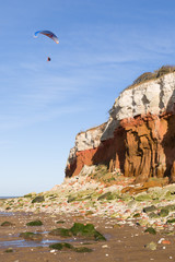 Hunstanto Cliffs and Paraglider
