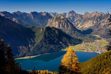 Alpenpanorama mit See