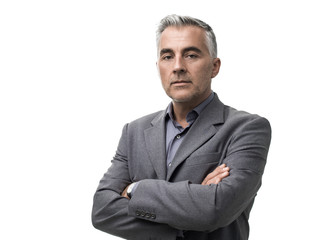 Confident businessman portrait