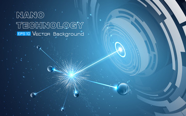 Background with particle explosion