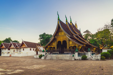 Wat Xieng Thong (Golden City Temple) in Luang Prabang, Laos. Xieng Thong temple is one of the most important of Lao monasteries.