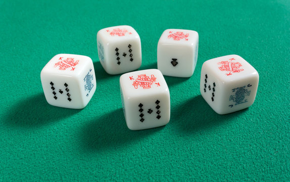 Five of a Kind on Poker Dice