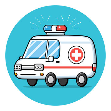 Ambulance car.