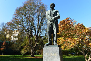 Dvorak Park in Karlsbad (Karlovy Vary) Tschechien 