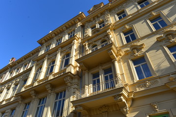 Fototapeta na wymiar Historische Gebäude in Karlsbad (Karlovy Vary) Tschechien