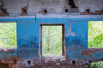 Abandoned house interior