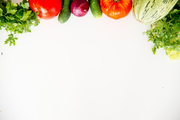 Different fresh vegetables