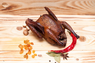 Smoked pigeon
