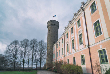 Parliament Building Of Estonia. Toompea castle.