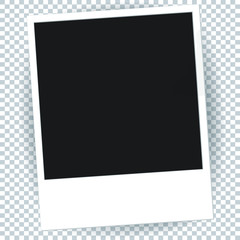 Blank photo frame