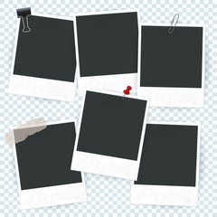 Blank photo frame set
