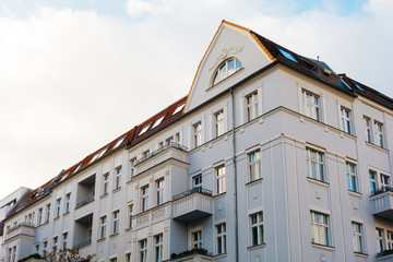 white big residential house at germany