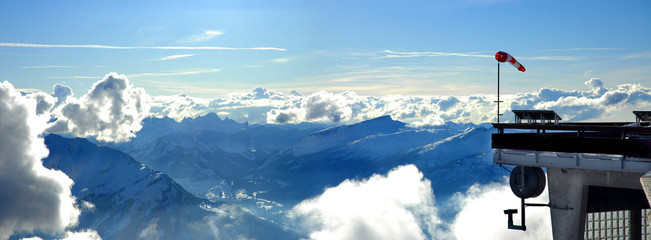 Oberstdorf Panoramaaufnahme vom Nebelhorn