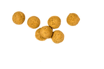 Little Bunch of scattered Pepernoten cookies from above
