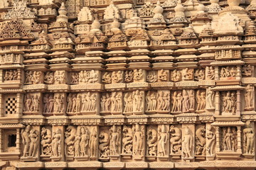 The temples in Khajuraho, India