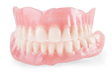 False teeth isolated