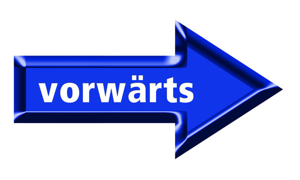 Vow&auml;rts Pfeil - Illustration