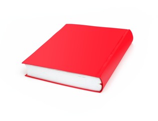 Isolated book on white background