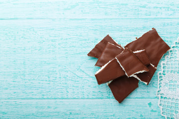 cup of tea and chocolate
