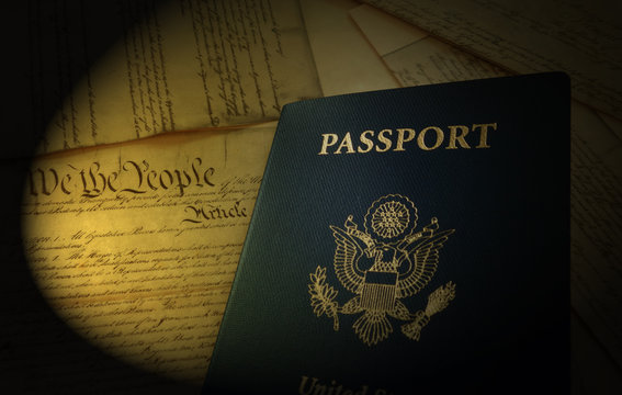 US Passport and Constitution