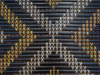Maori weaving artwork