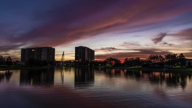 Sunrise in Orlando, Florida