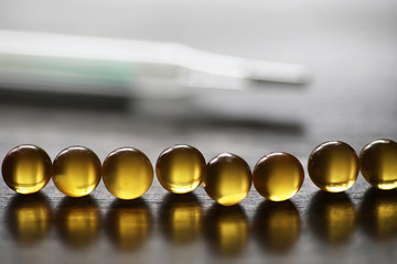 Fish fat. Medical products for the treatment of diseases. The co