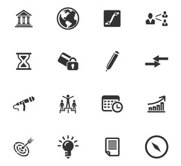 Business icons set