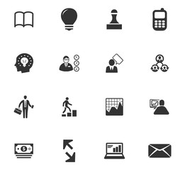 Business icons set