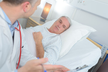doctor telling the patient the news