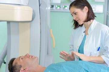 Obraz premium calming a patient