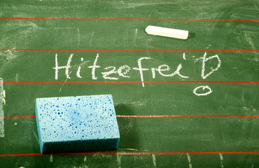 Hitzefrei - Symbolfoto