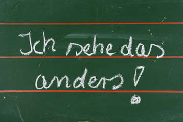 Ich sehe das anders - Meinungsfreiheit - Symbolfoto