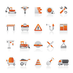 Building and Construction icons  - vector icon set