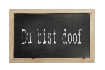 Obraz premium Doof - Symbolfoto für Dummheit