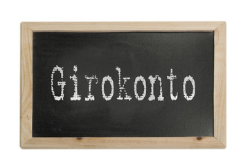 Obraz premium Girokonto - Symbolfoto