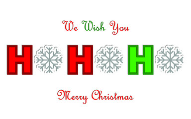 Merry Christmas. Holiday greeting card. Vector illustration. 