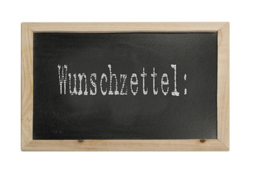 Wunschzettel Symbolbild