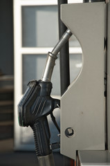 Zapfsäule an einer Tankstelle