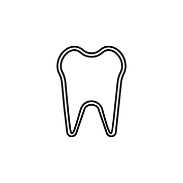 tooth line icon