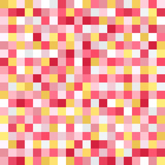 Fototapeta premium Square pattern. Pixel vector seamless background