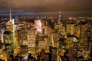 NYC Skyline at night cityscape beautiful manhattan new york city