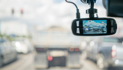  car camera for safety on the road accident