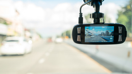  car camera for safety on the road accident
