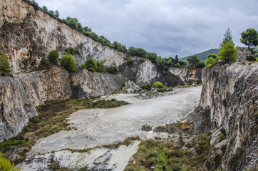 old quarry in zakynthos