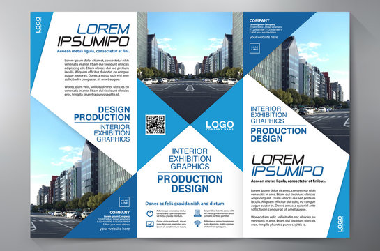 Brochure 3 fold flyer design a4 template.