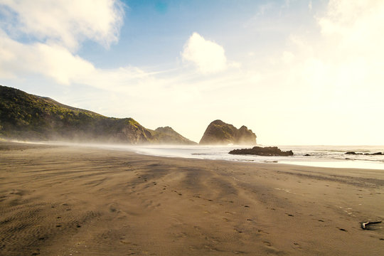 piha beach new zealand